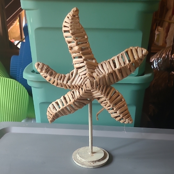 Woven Starfish Art Decor - Tan - Picture 1 of 1